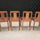 Lot of table and 6 Art Deco chairs from Saddier & fils