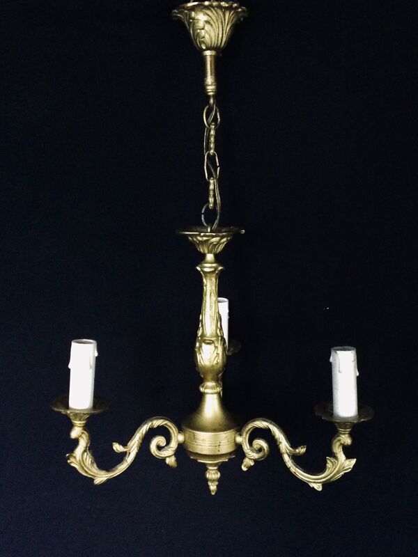 Lustre bronze 3 lumières
