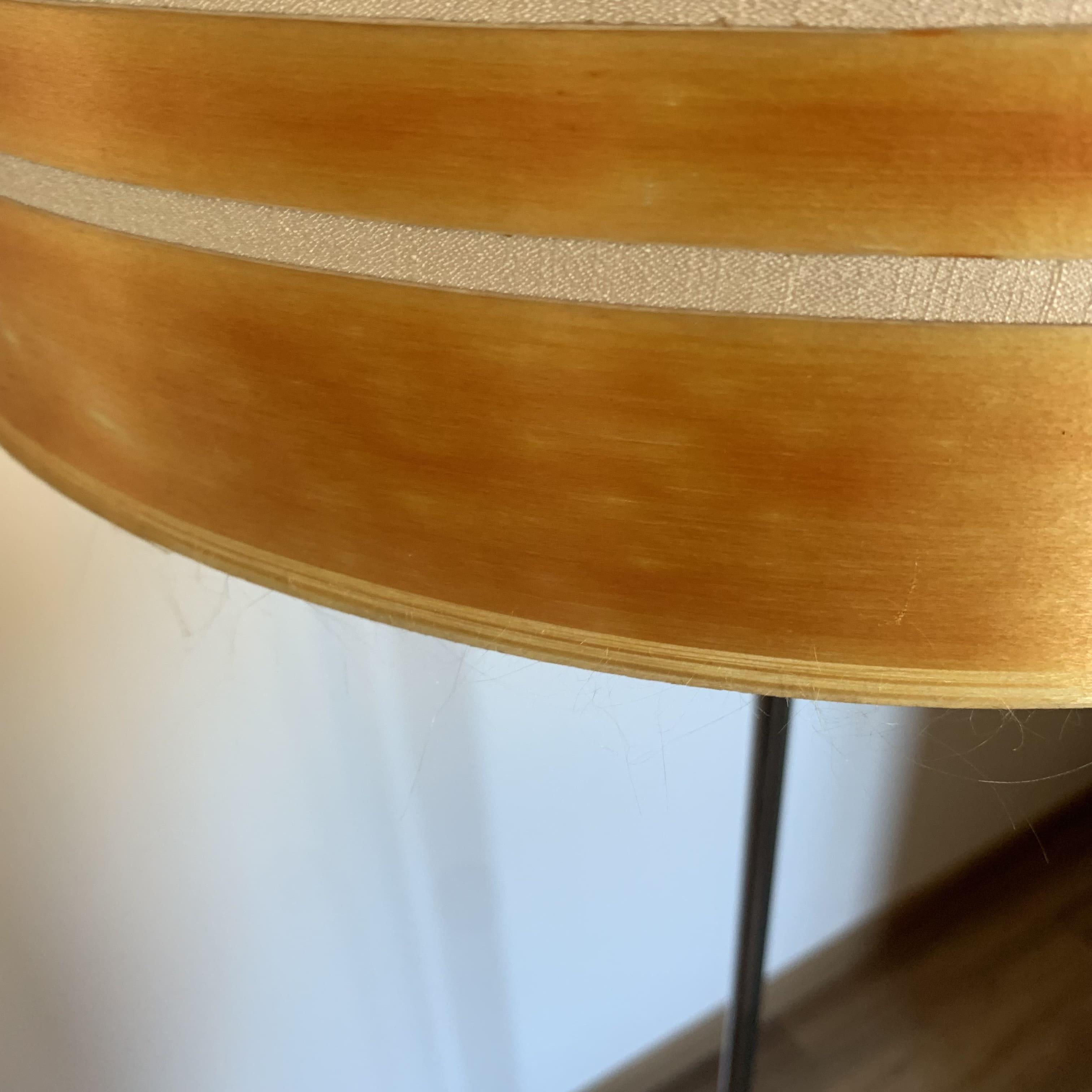 Vintage chrome floor lamp