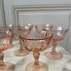 Series of 8 Rosaline champagne glasses