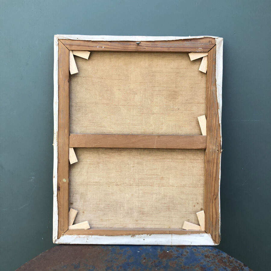 old painting "The gladioli"