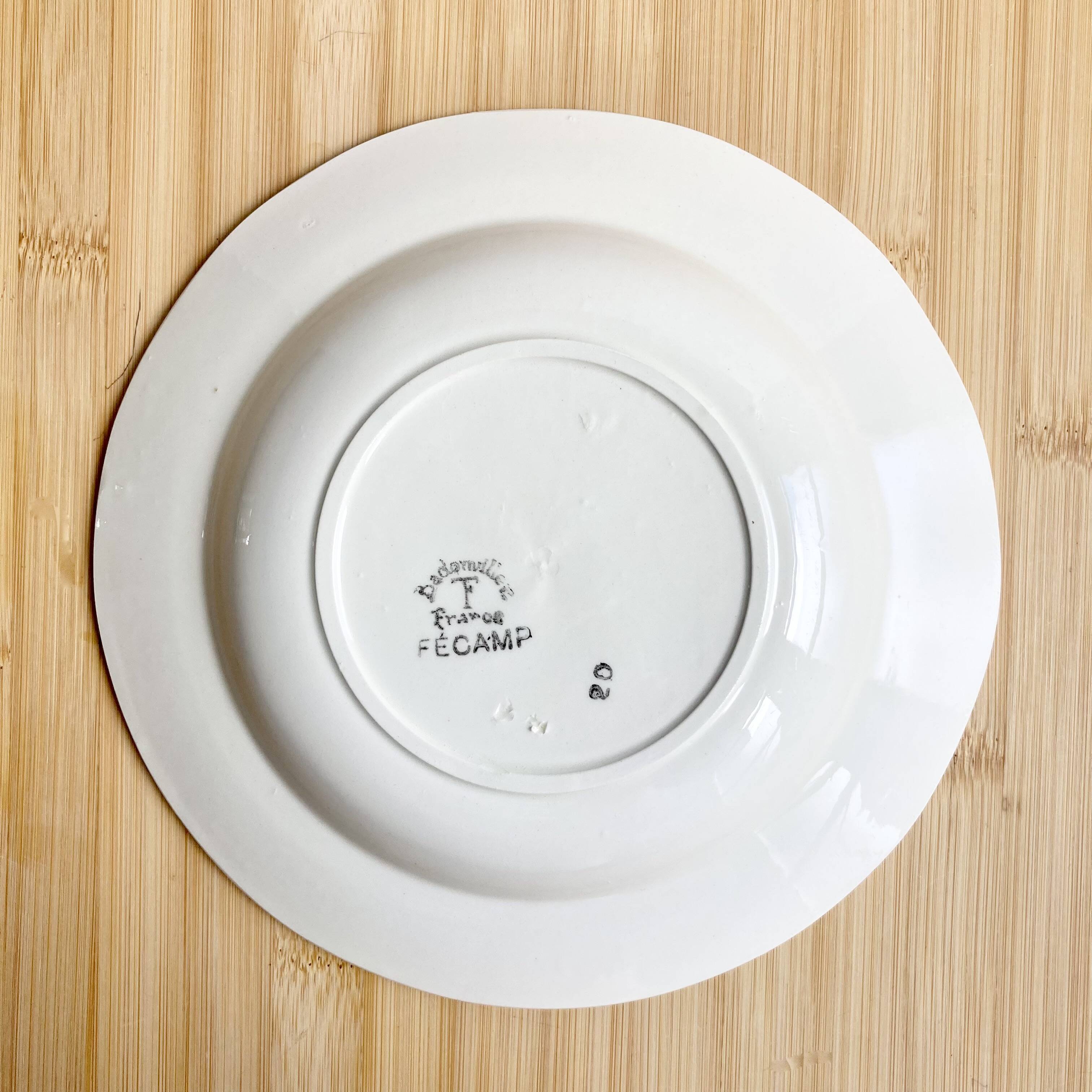 Art Deco Badonviller iron earth plates