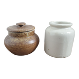 Set of 2 ceramic pots