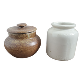 Set of 2 ceramic pots