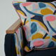 Blue Matisse square chair