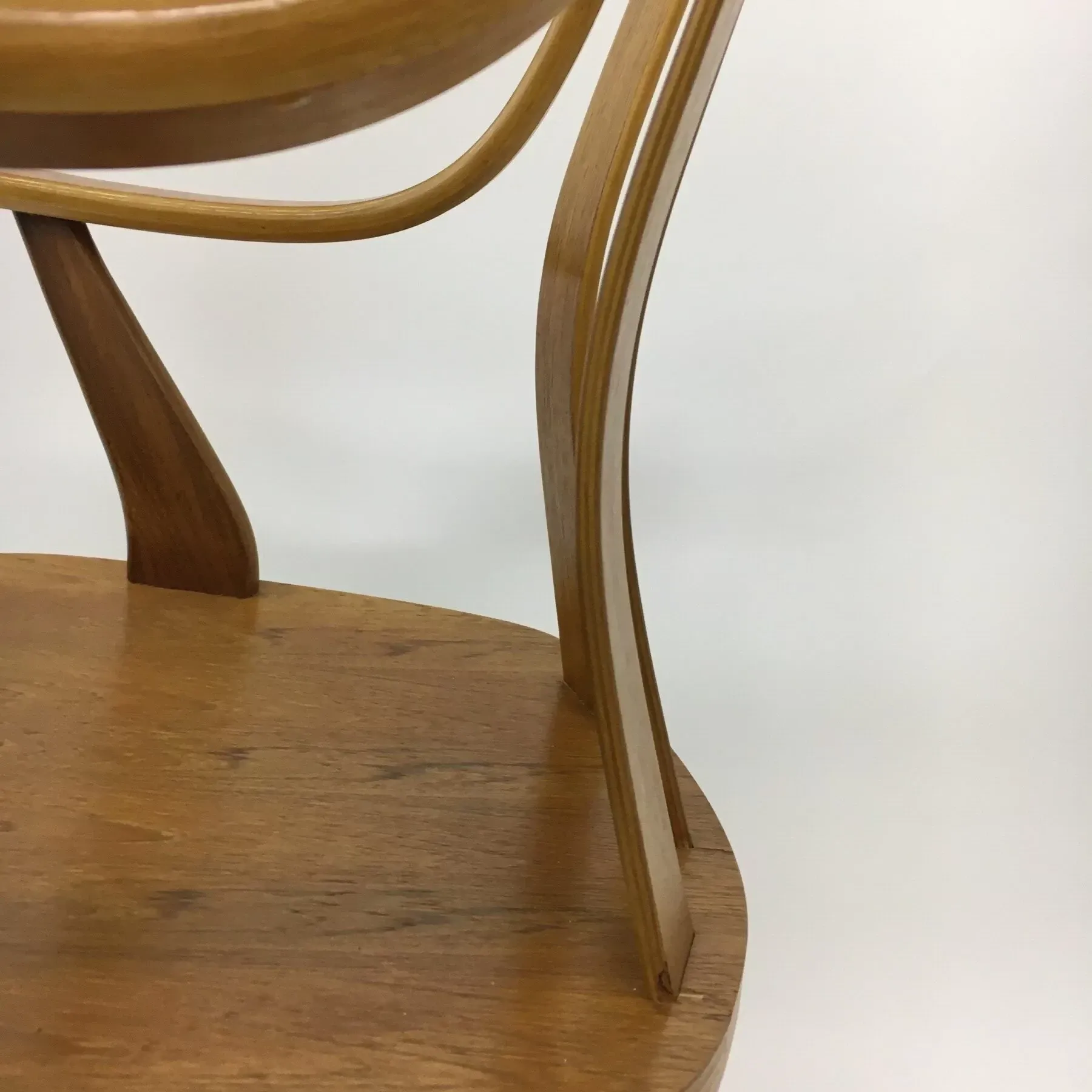 Set of 4 teak plywood dining chairs attributed to Pastoe, 1960s
