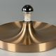 1960s 1970s Disc Wall Lamp by Teka Germany Space Age Design Aluminum Metal