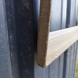 Old frame in gilded beige wood, 59x46 cm