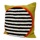 handmade wool cushion cover porthole 45 x 45 cm