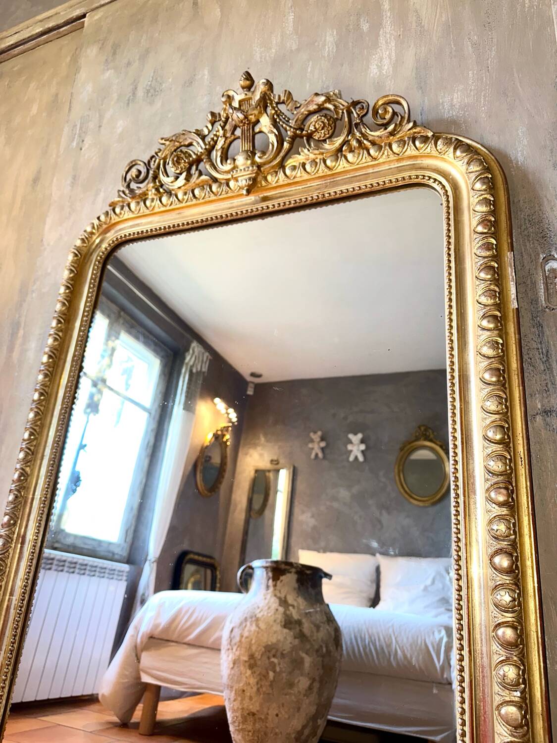 Antique Louis-Philippe 19th century mirror