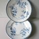 Set de 4 assiettes plates Saint Amand Hamage, modèle Caïffa