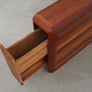Teak newspaper holder, Danish design, 1970s, production: Denmark