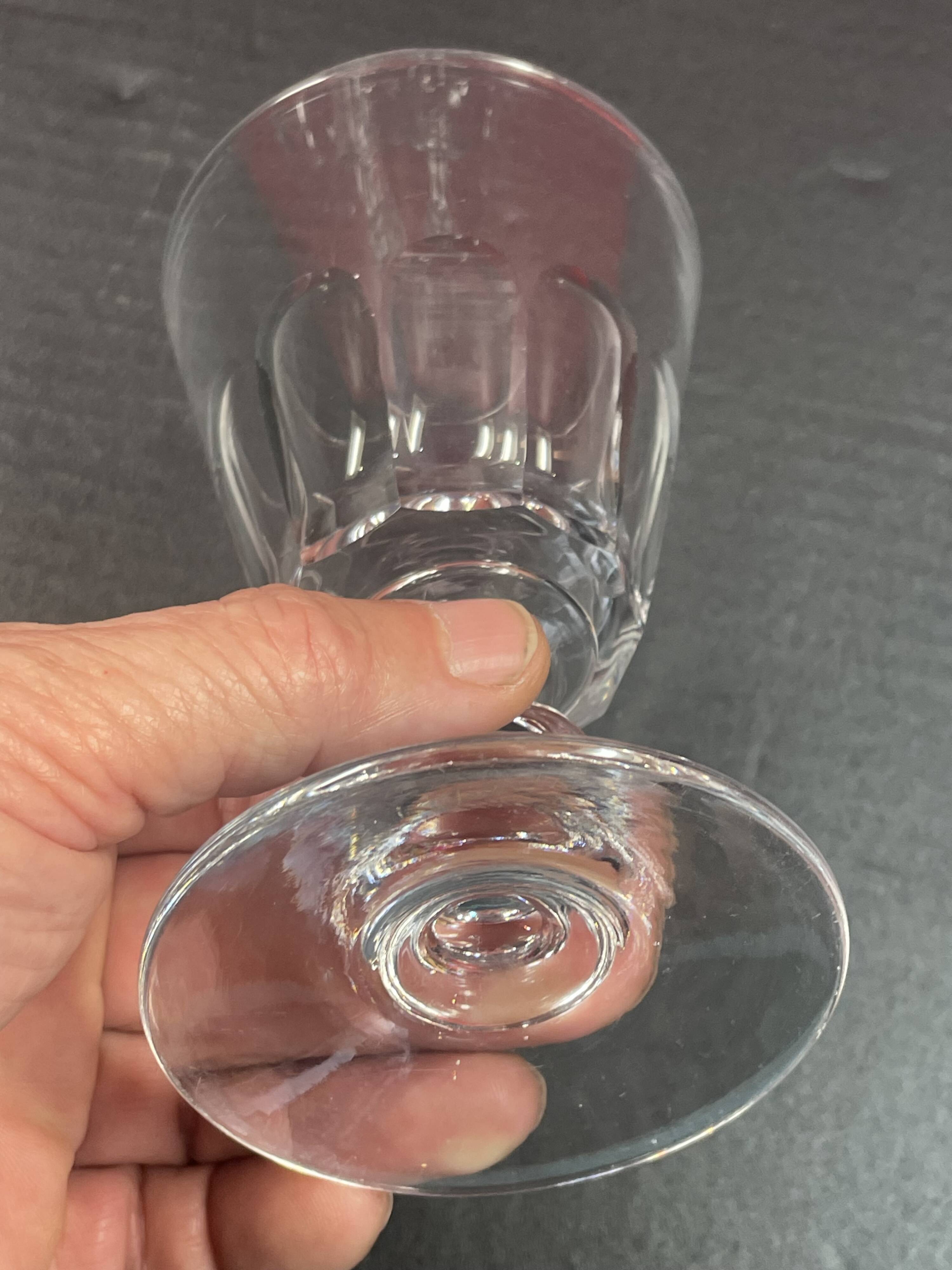 Antique Baccarat / St Louis crystal wine glass, Caton model, (19th century)
