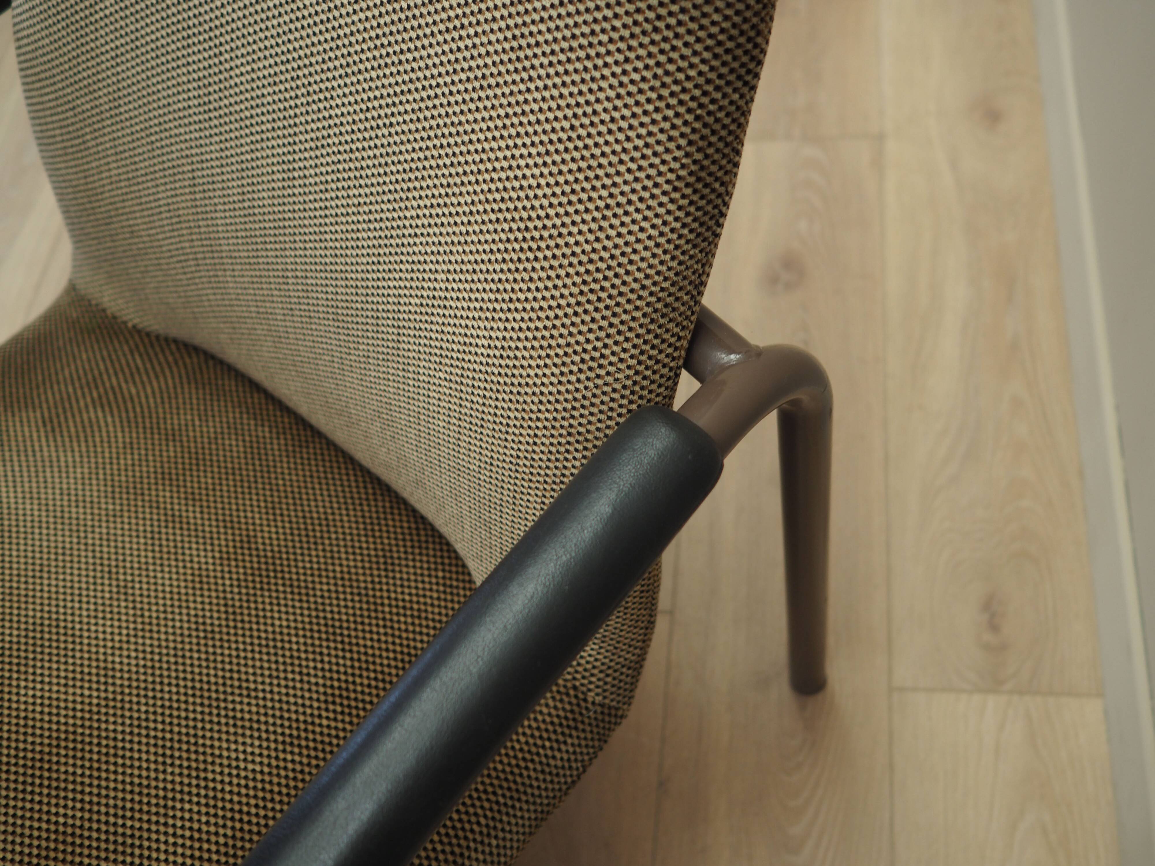 Brown armchair, Danish design, 1960s, production: Denmark