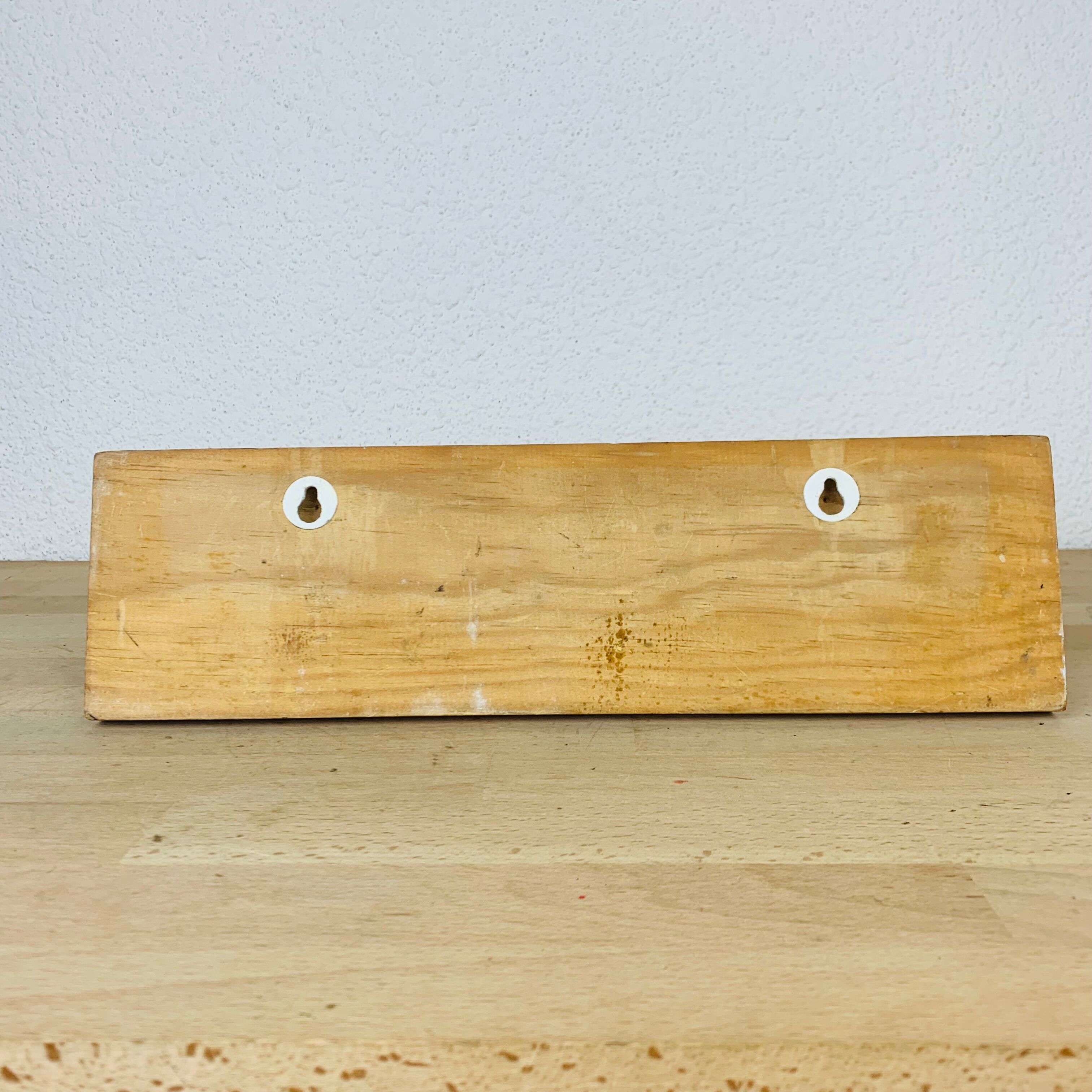Hook pine three hooks vintage deco chalet