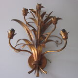 Sconce in gilded metal