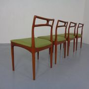 Model 94 Teak Dining Chairs by Johannes Andersen for Christian Linneberg, 1960s, Set of 4