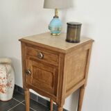 Bedside table - Louis XVI style - Solid oak
