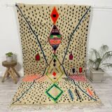 Handcrafted Moroccan Berber carpet 184 x 160 CM