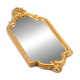 Small golden mirror in baroque style - H 43 cm