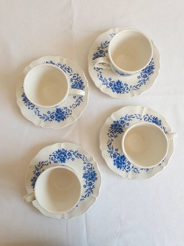 Antique coffee cups Sarreguemines