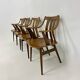 Set of 4 Plywood dining chairs , 1960s