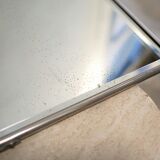 Vintage beveled triptych barber mirror