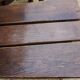 Dutch brutalist solid oak dining chairs, 1970s, set of 4