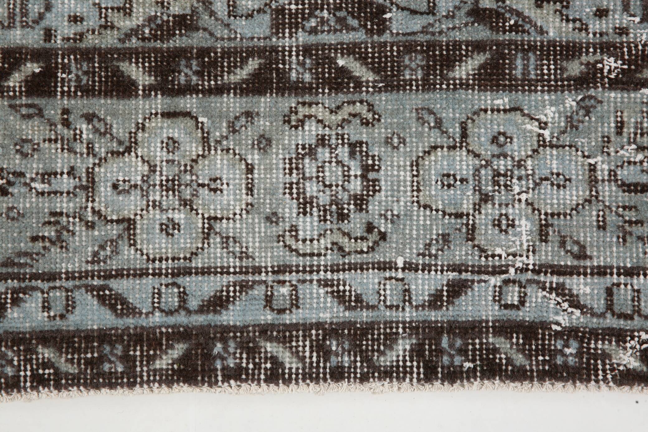 3x9 Rug For Kitchen Gray Vintage Runner Rug, 82x266Cm SK 3397