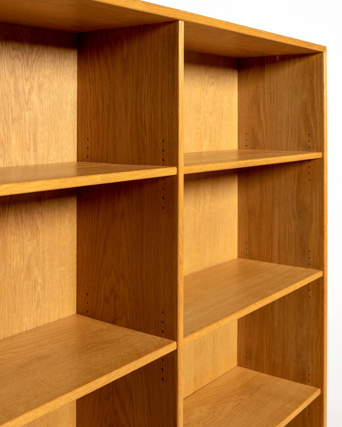 Scandinavian oak bookcase with drawers, 1960s/1970s
