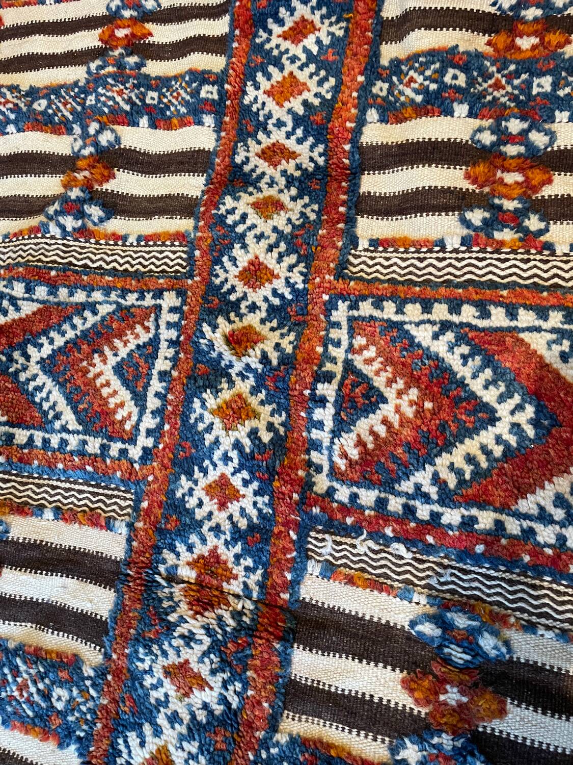 Vintage Moroccan Berber High Atlas Rug