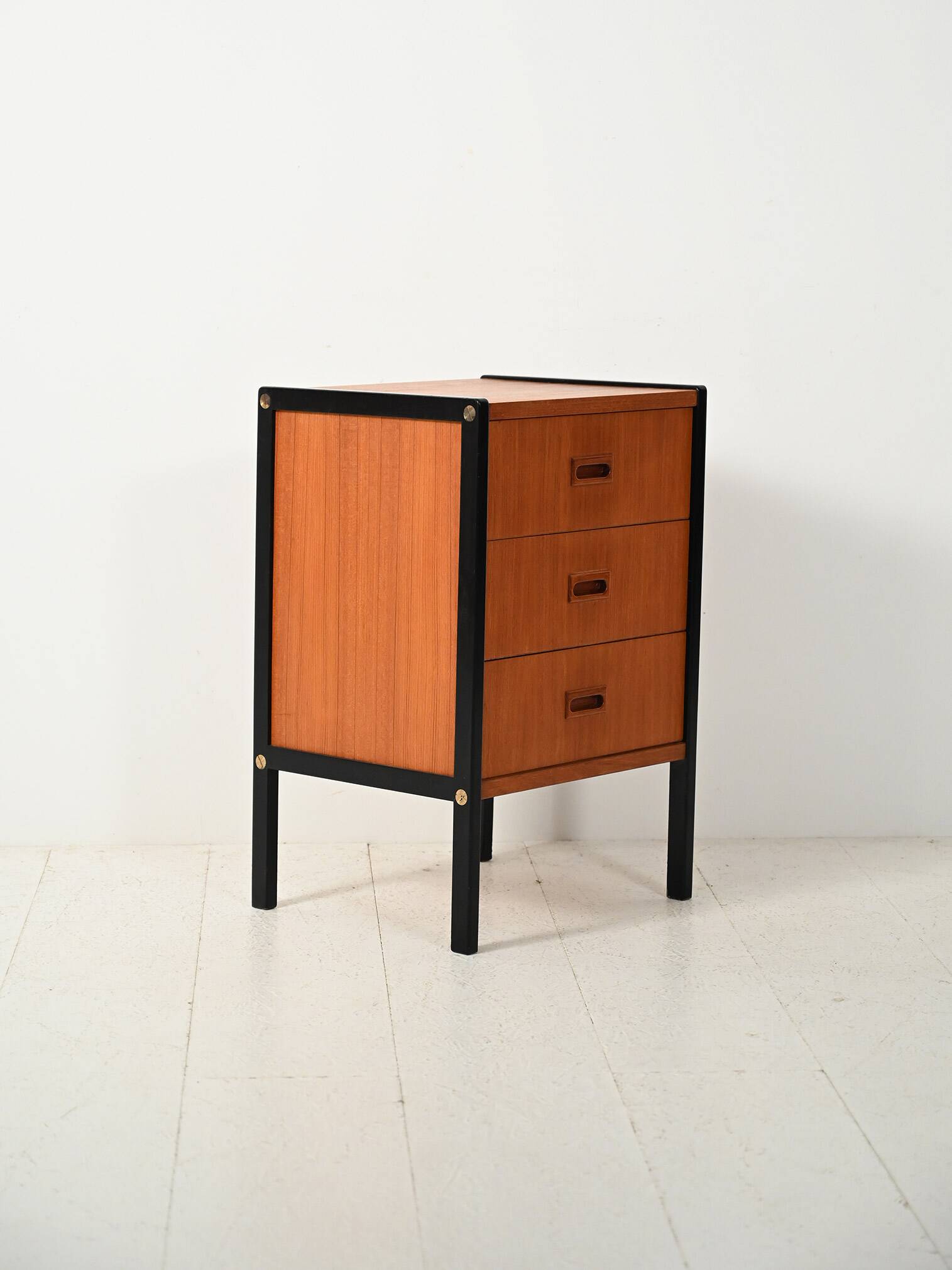 Small Scandinavian chest with black frames by Bodafors