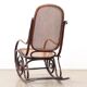 Antique rocking chair in Thonet Art Nouveau style, Austria, 20th century.
