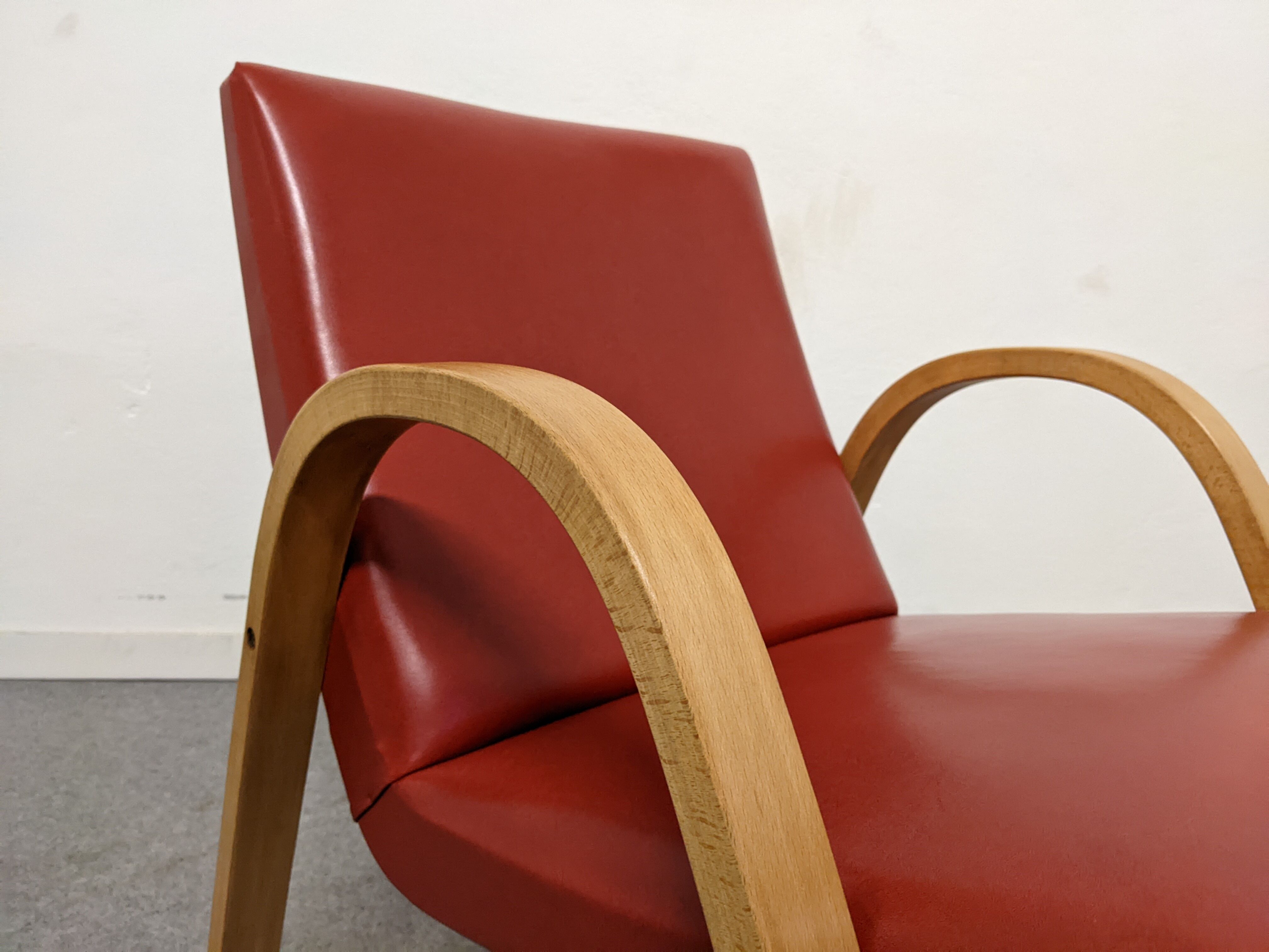 Pair of Bow Wood armchairs from the 50s/60s by Steiner