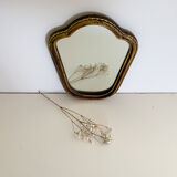 Small gilded wooden mirror
