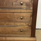 Petite commode en bois vintage 3 tiroirs