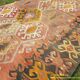 Vintage Turkish hallway rug 92x273 cm