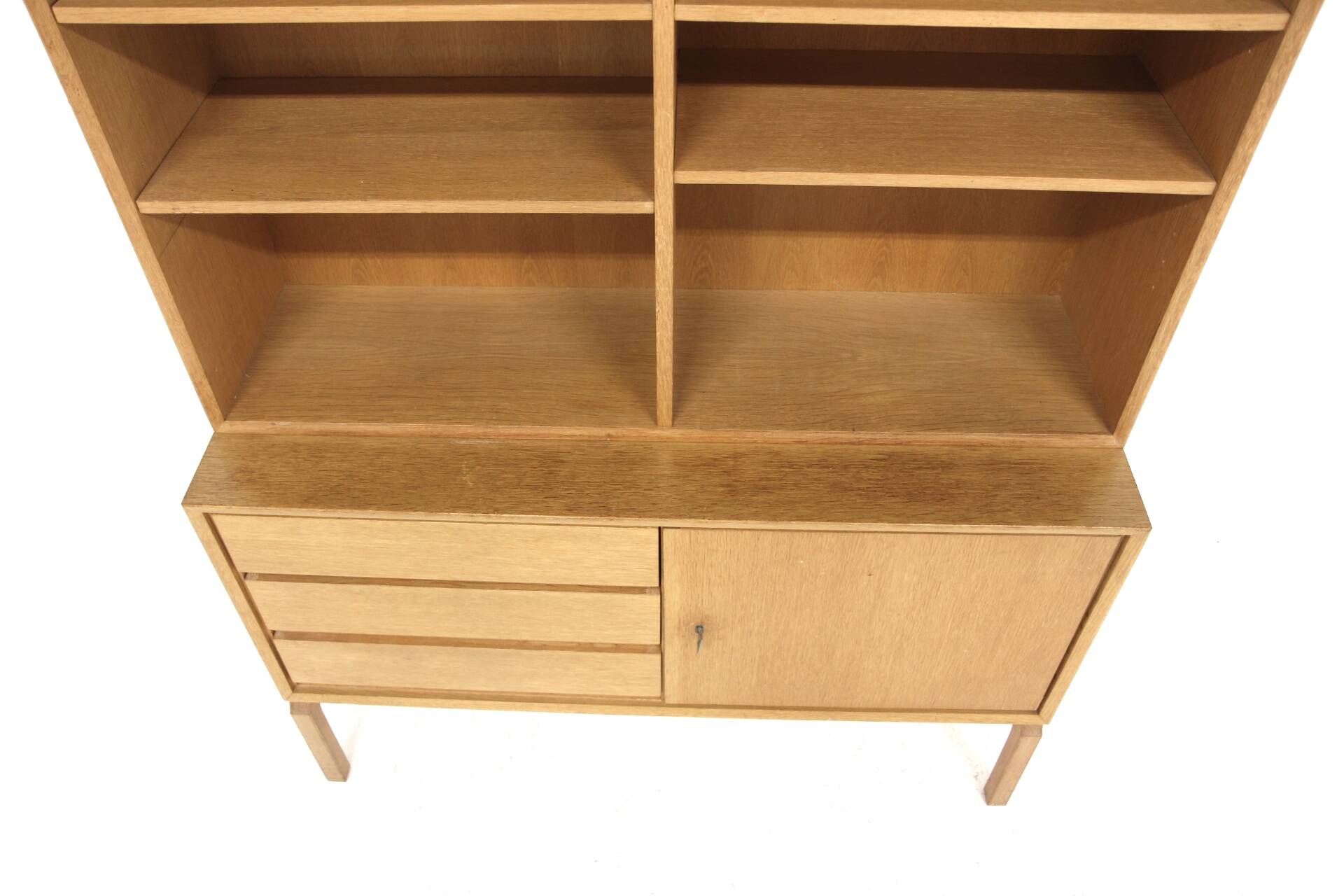 Scandinavian oak bookcase, Marian Grabinski, Möbel-Ikea, Sweden, 1960
