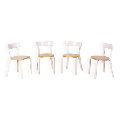 4x Alvar Aalto Modèle 69 par Artek, Finlande