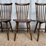 Set of 3 Baumann Menuet chairs