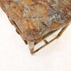 Side table with 2 drawers in patinated wood - 20th century