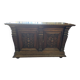 Renaissance style 2-door walnut sideboard