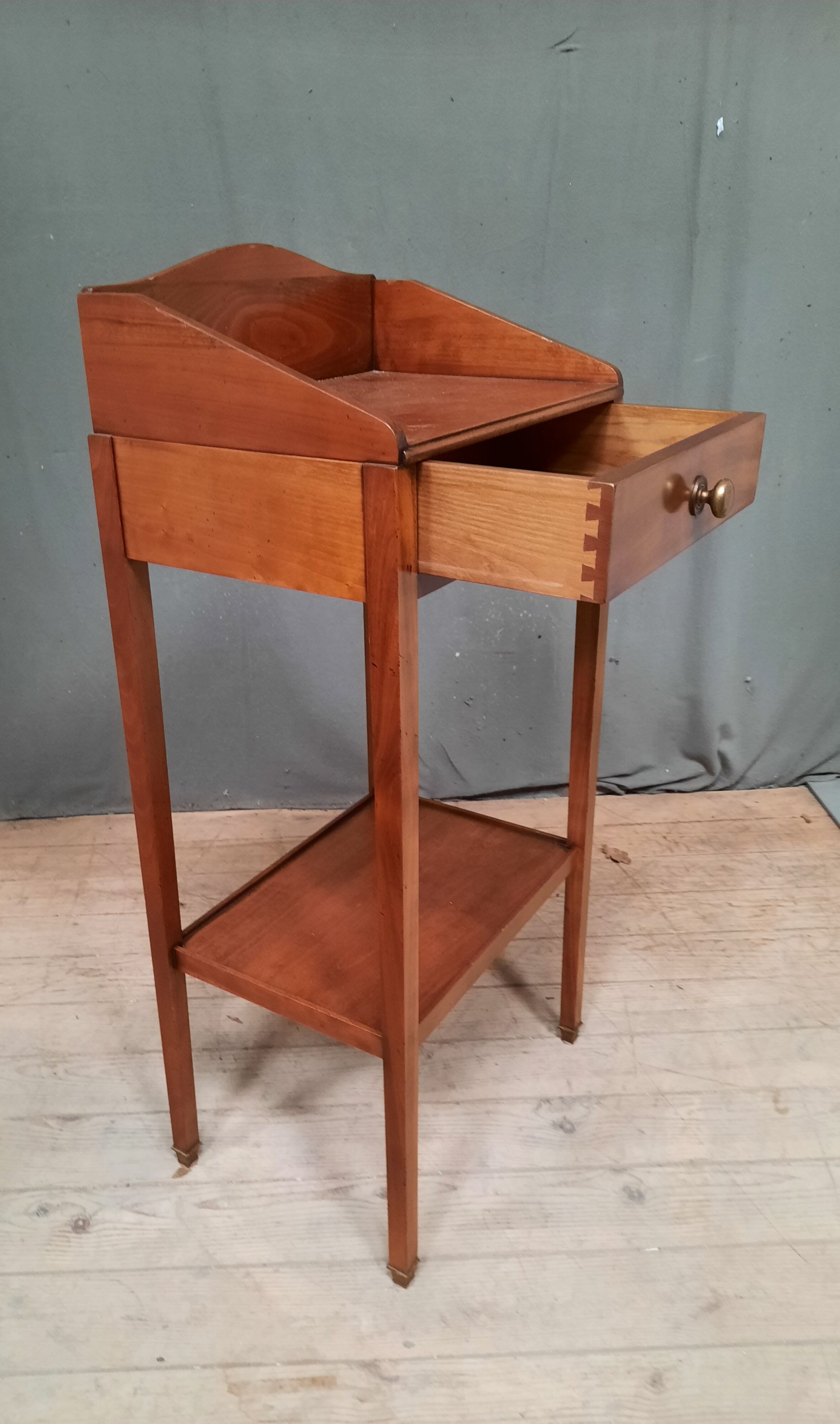 Cherry wood side table