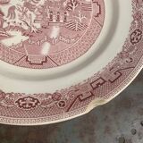 Iron earth cake dish, willow, hamage moulin des loups, north, old