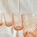 8 Verres rosaline