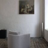 Fauteuil lounge Gray Dedar en bouclette | Années 1990