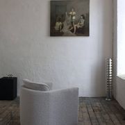Fauteuil lounge Gray Dedar en bouclette | Années 1990