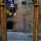 Large old mirror - 108x73cm
