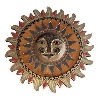 Decorative frame mirror sun