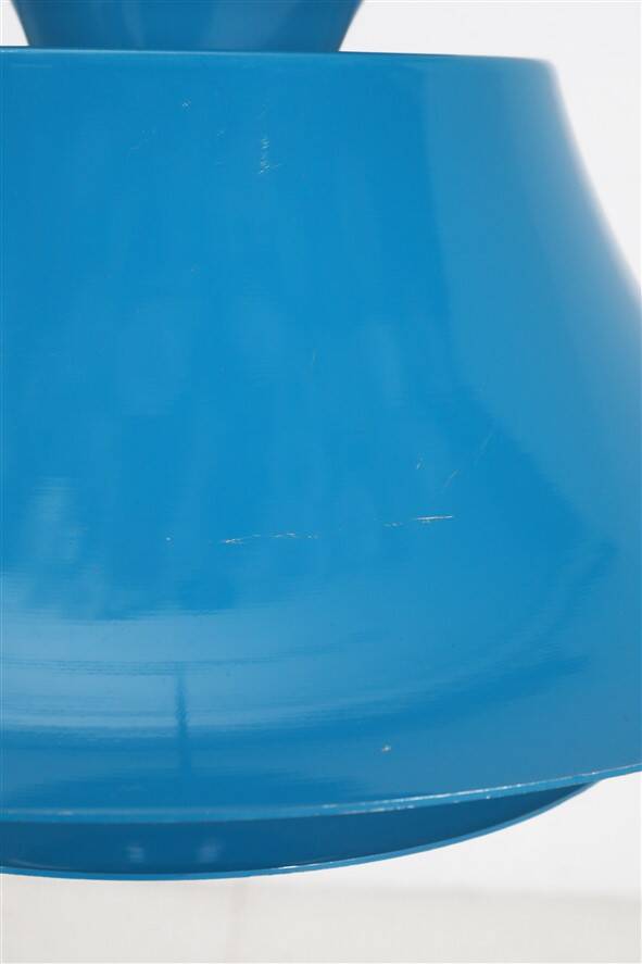 Blue Fog & Mørup / Erik Balslev pendant lamp / Mid-century Danish modern design / 1970s